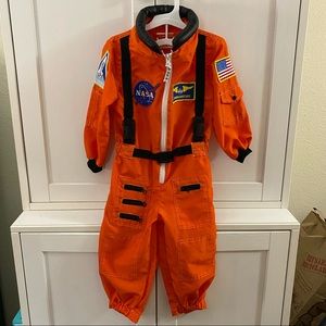 Size 2-3 Orange Astronaut Costume - GUC